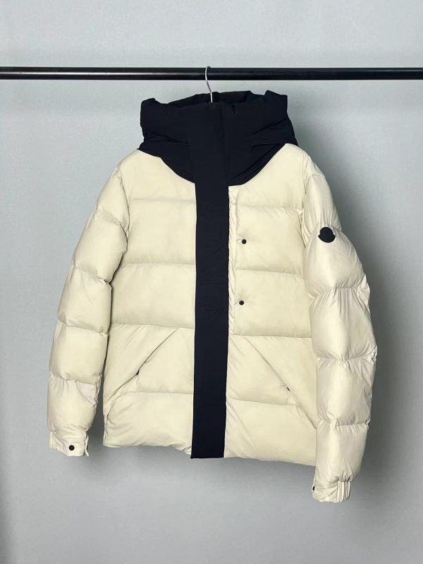 Premium Moncler Coats Black Nylon Modern Style