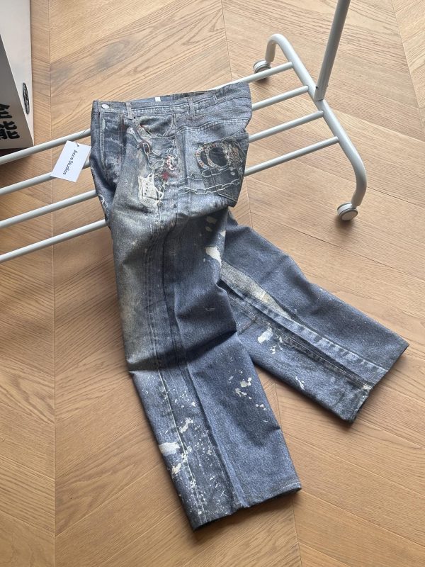 High Quality Acne Studios Trousers Denim Style