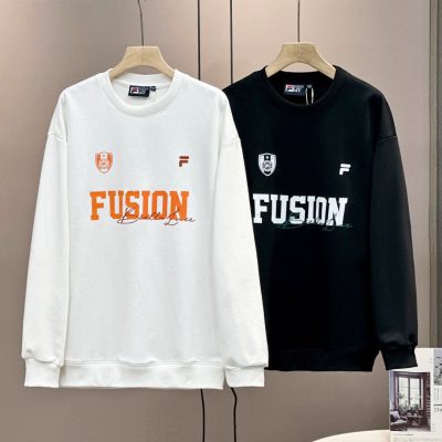 Premium Fila Hoodie Black Casual Collection
