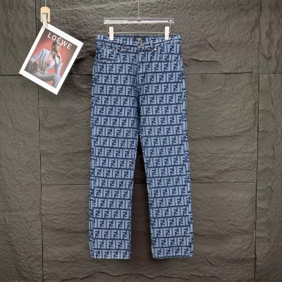 Best Selling Fendi Jeans Blue Logo Style