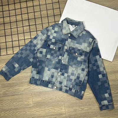 Premium Quality Louis Vuitton Jackets Denim Gradient Collection