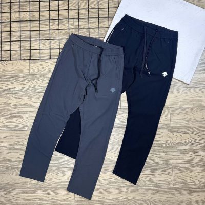 Best Selling Descente Pants Black Minimalist Style