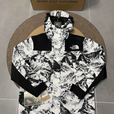 Premium The North Face Down Jackets Fleece Camouflage Style