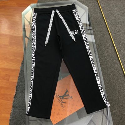 Best Selling Dior Trousers Black Embroidered Collection