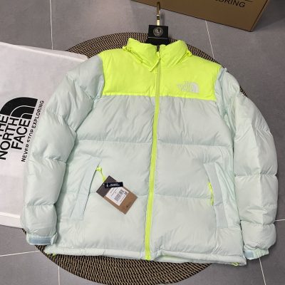 Premium The North Face Down Jackets Green Classic Collection