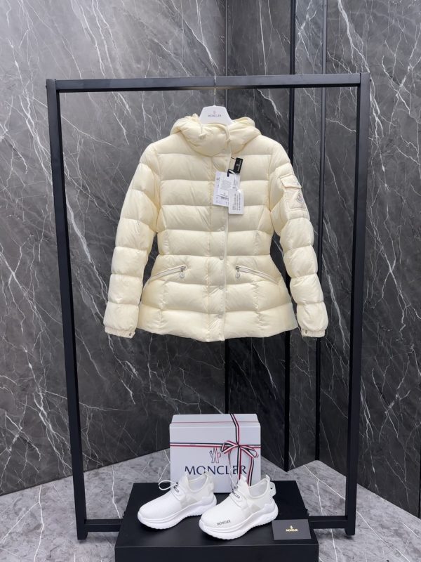 Premium Moncler Jackets White Nylon Modern Style
