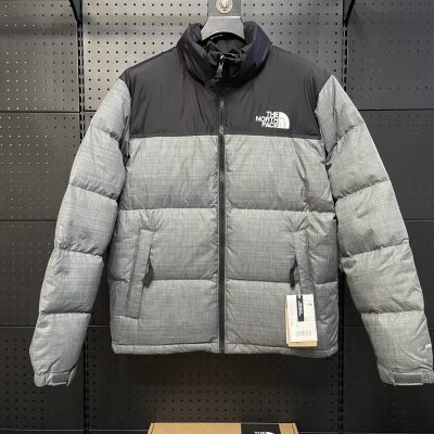 High Quality The North Face Down Jackets Gray Classic Style