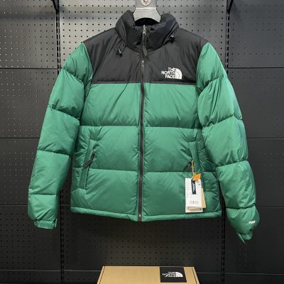 Best Selling The North Face Down Jackets Green Classic Style