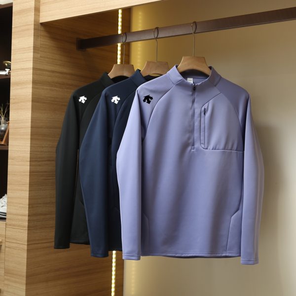 Luxury Descente Coat Black Classic Style