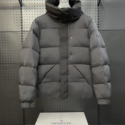 High Quality Moncler Down Jackets Gray Classic Luxury