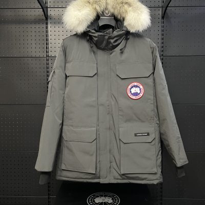 High Quality Canada Goose Coats White Polyester Classic Luxury