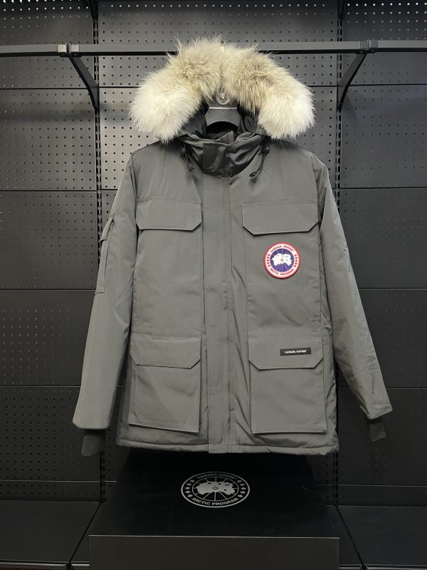 High Quality Canada Goose Coats White Polyester Classic Luxury