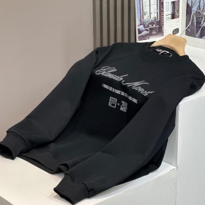 High Quality Fila Hoodie Black Casual Collection