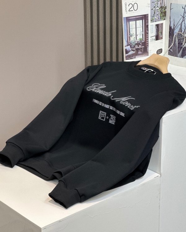 High Quality Fila Hoodie Black Casual Collection