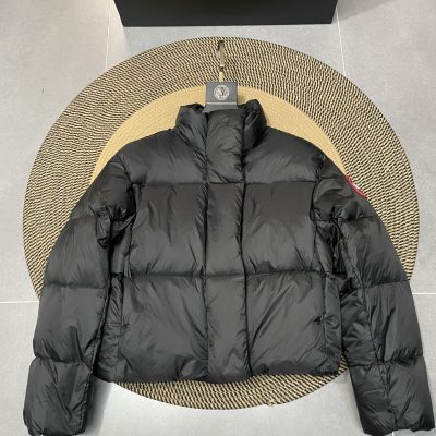 Luxury Canada Goose Jackets White Nylon Embroidery Style