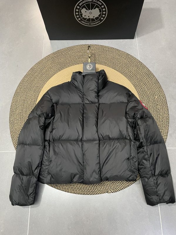 Luxury Canada Goose Jackets White Nylon Embroidery Style