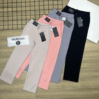 Premium Quality Lululemon Pants Black Fleece Luxury