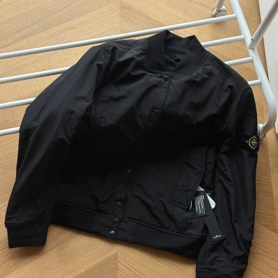 Premium Stone Island Coat Embroidered Luxury