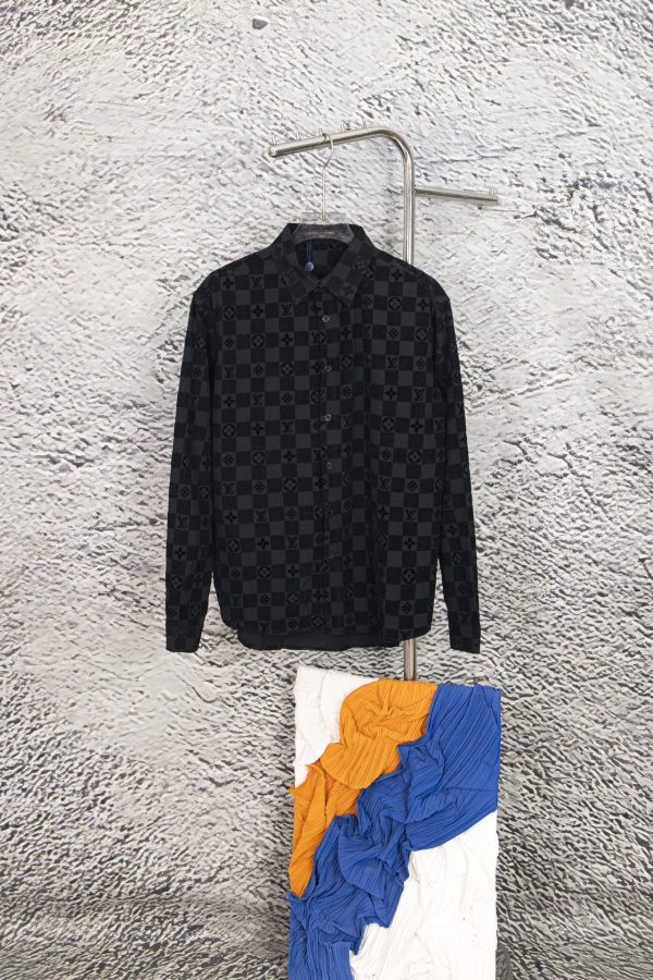Premium Louis Vuitton Shirts Jacquard Collection