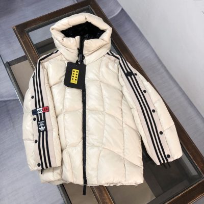 Premium Moncler Down Jackets Black Nylon Jacquard Style