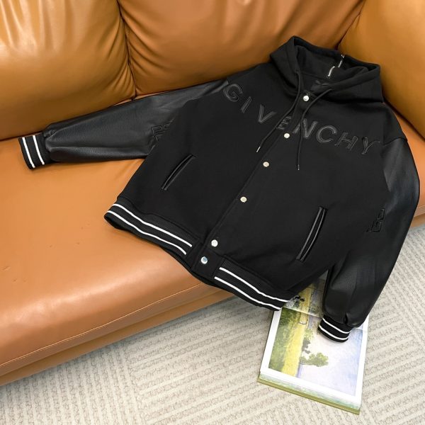 High Quality Givenchy Coats Wool Jacquard Luxury