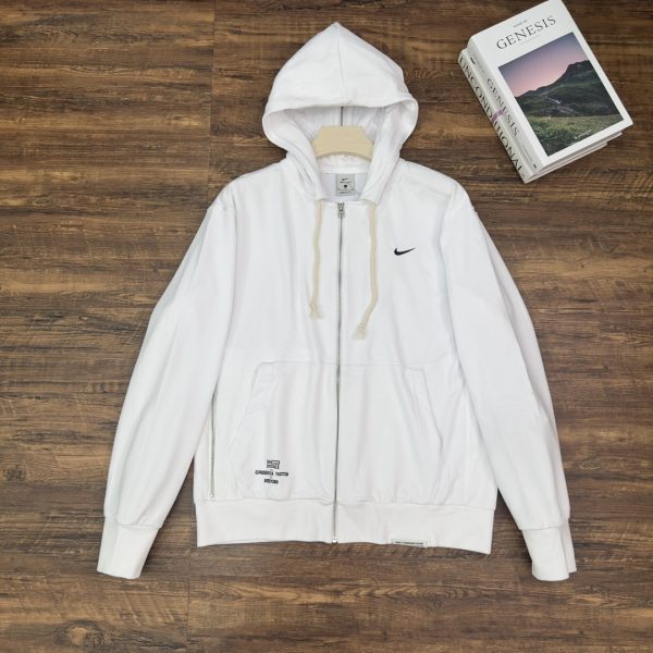 Best Selling Nike Coats Black Cotton Print Luxury