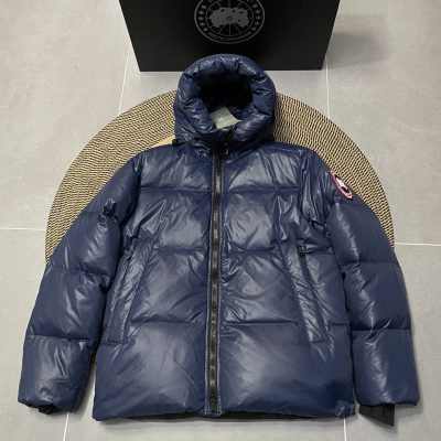 Premium Quality Canada Goose Down Jacket Blue Style