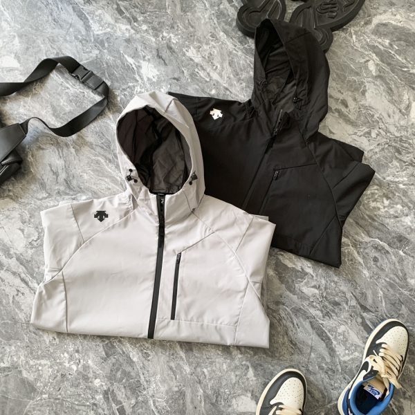 Luxury Descente Coat Gray Breathable Luxury