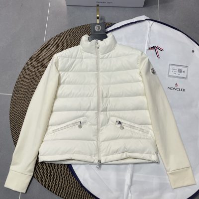 Luxury Moncler Jackets Black Wool Patchwork Collection