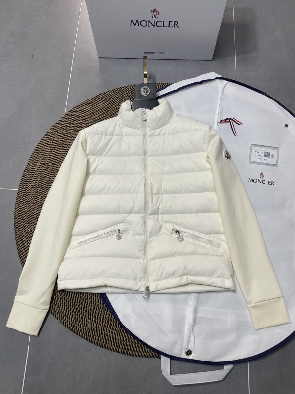 Luxury Moncler Jackets Black Wool Patchwork Collection