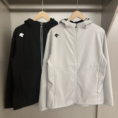 Premium Quality Descente Coats Black Fleece Breathable Collection