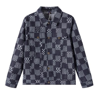 High Quality Louis Vuitton Shirts Denim Retro Collection