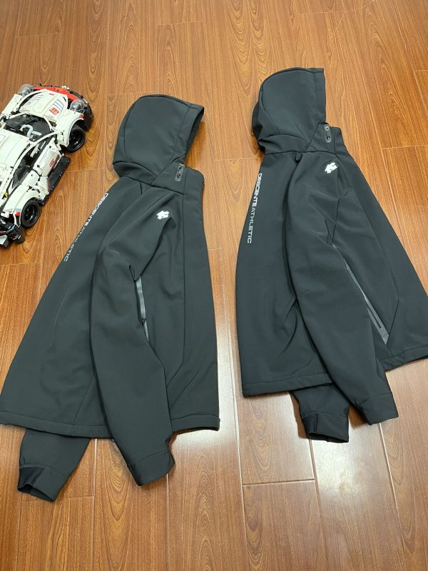 Premium Descente Jackets Black Fleece Breathable Luxury
