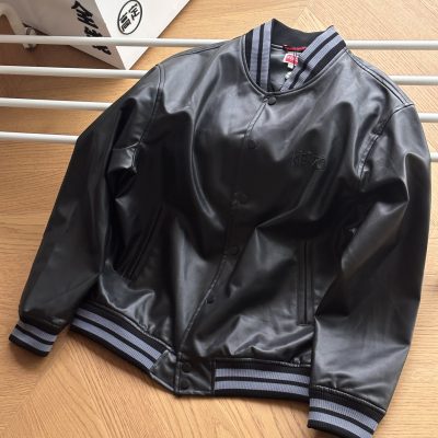Luxury Kenzo Jackets Leather Embroidered Collection