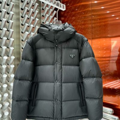 High Quality Prada Down Jackets White Urban Collection