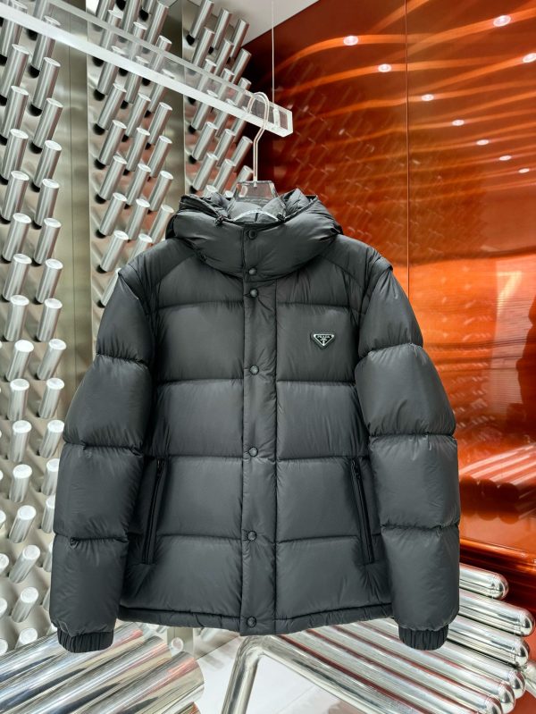 High Quality Prada Down Jackets White Urban Collection