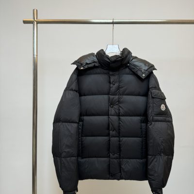 Best Selling Mani Down Jackets White Nylon Logo Collection