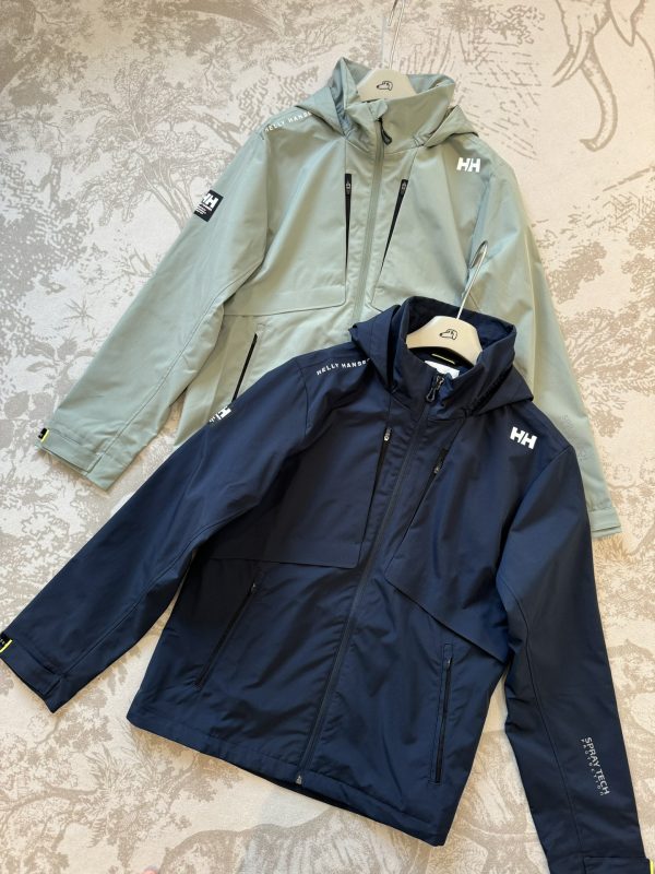 Premium Quality Helly Hansen Coat Navy Cotton Casual Collection