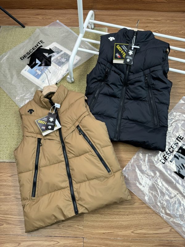 Best Selling Descente Jackets Black Cotton Elegant Luxury