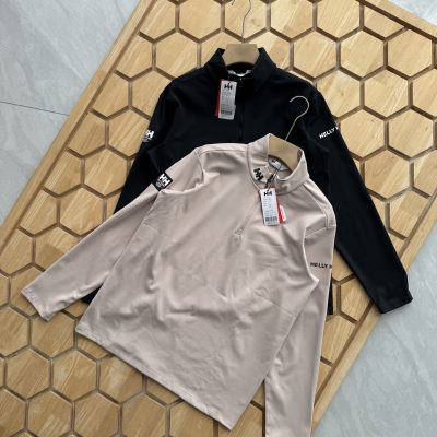 Best Selling Helly Hansen Long Sleeves Black Fleece Logo Collection