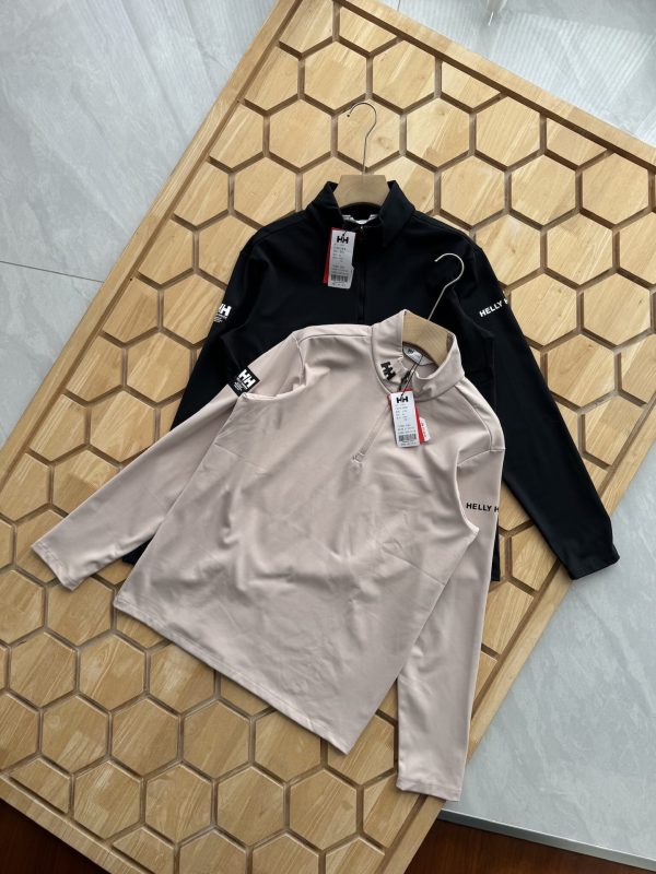 Best Selling Helly Hansen Long Sleeves Black Fleece Logo Collection