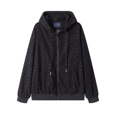 High Quality Louis Vuitton Coat Fleece Jacquard Collection