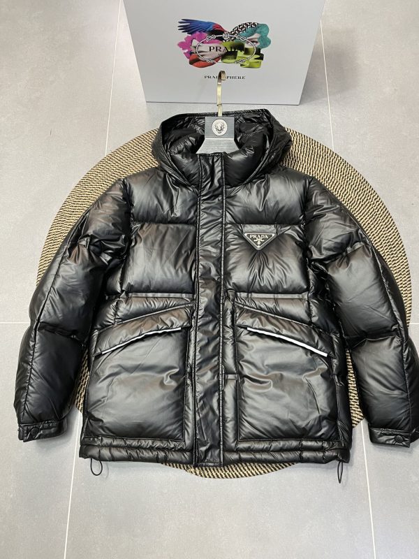 Premium Quality Prada Down Jacket Minimalist Style