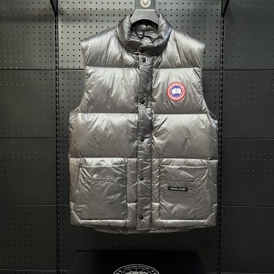 Premium Quality Canada Goose Down Jackets Gray Classic Style