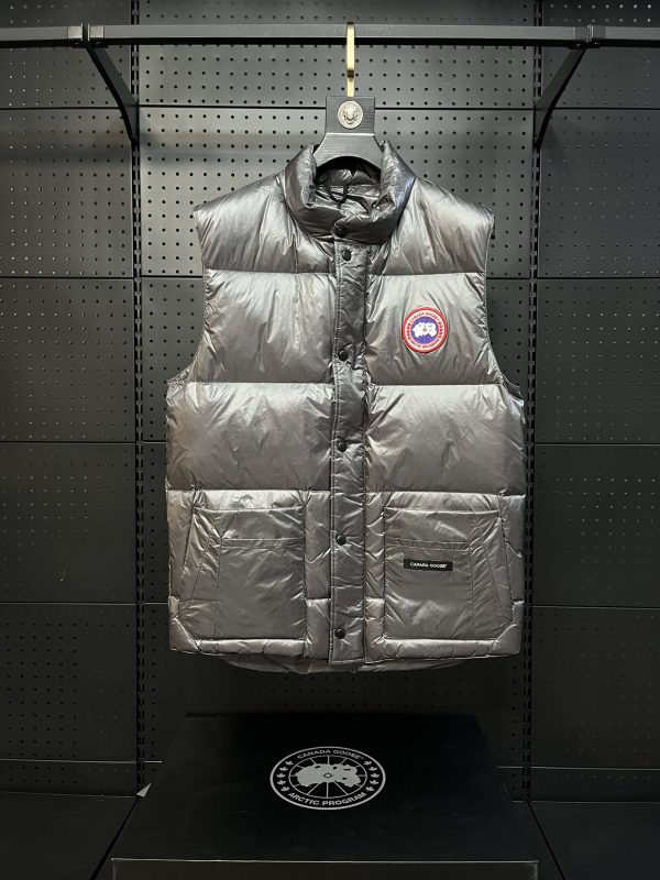 Premium Quality Canada Goose Down Jackets Gray Classic Style