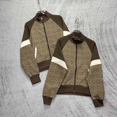 Premium Quality Coach Coat Khaki Logo Collection