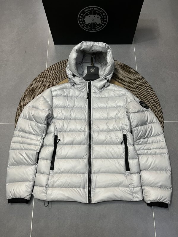 Premium Quality Canada Goose Down Jacket Silver Collection