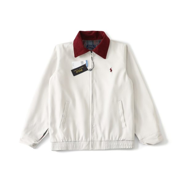 Best Selling Ralph Lauren Coat White Cotton Classic Style