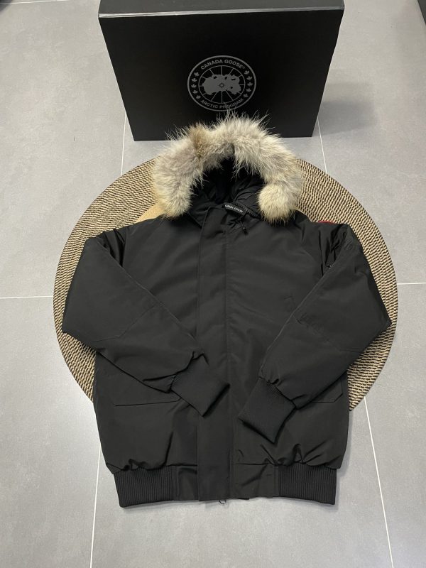 Luxury Canada Goose Jackets White Polyester Embroidery Luxury