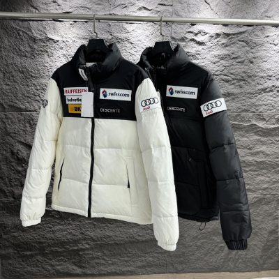 Premium Quality Descente Down Jacket Black Logo Luxury